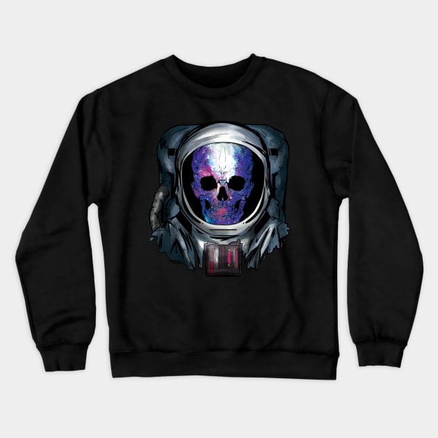 Space Skull Crewneck Sweatshirt by Harrison2142